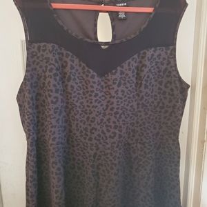 Torrid Leopard Print Peplum Top